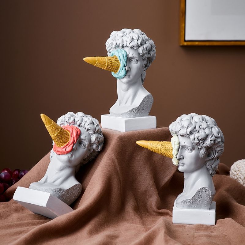 Estátua Sorvete David Creme - Utililar