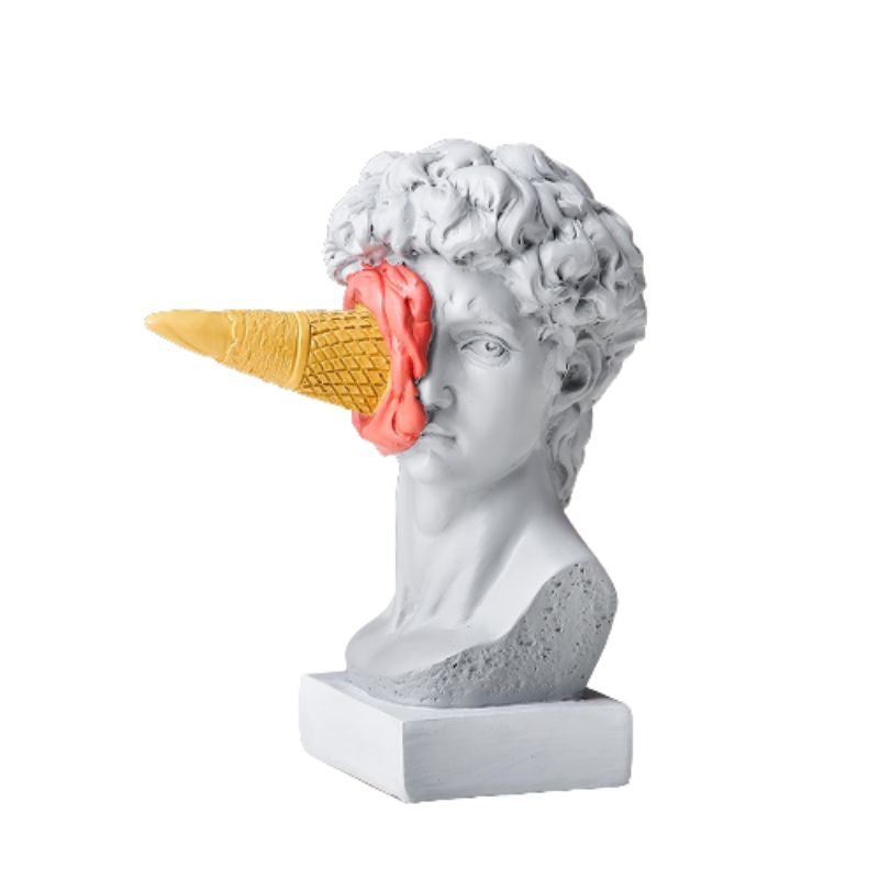 Estátua Sorvete David Creme de Morango - Utililar