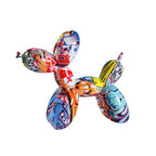 Escultura Decorativa Cachorro Balão Grafitado - Utililar