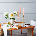 Castiçais Decorativa Dourado - Utililar