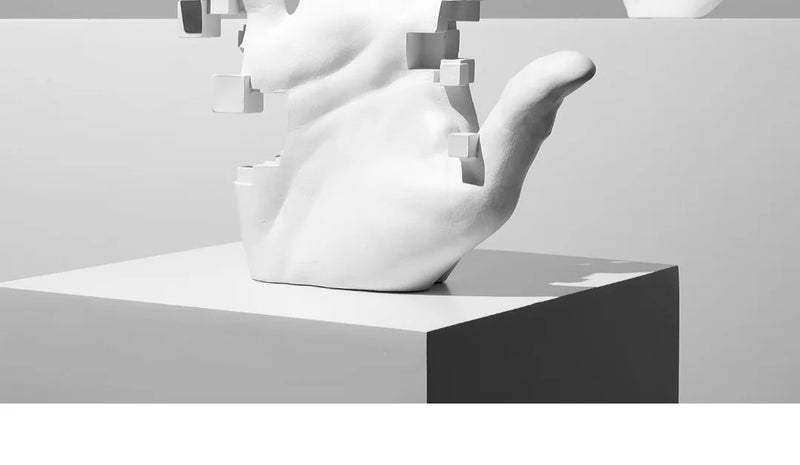 Estátua Decorativa Mão Artística - Utililar