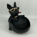 Estátua Bulldog Decorativo Armazenador - Utililar