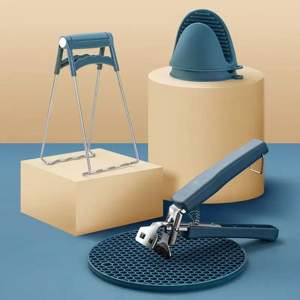Kit 4 Peças de Cozinha Anti Queimadura - Utililar