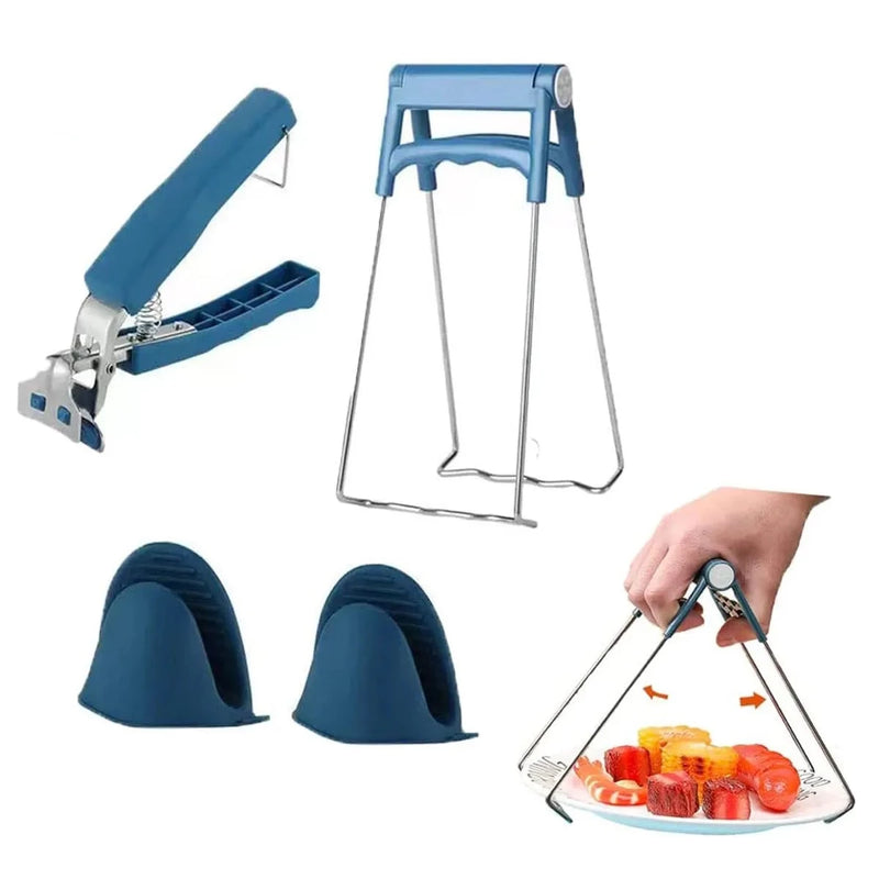 Kit 4 Peças de Cozinha Anti Queimadura - Utililar