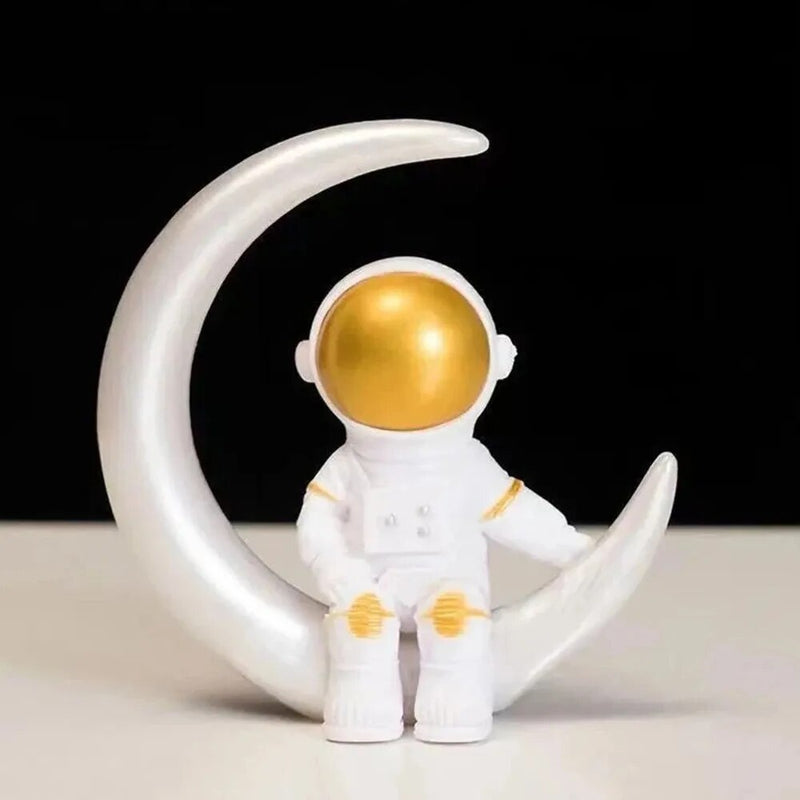 Escultura Decorativa Astronauta - 4 peças