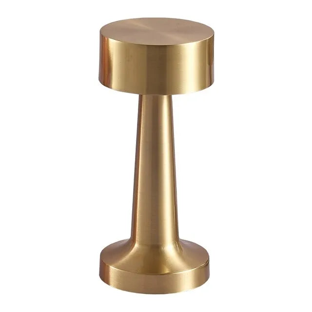 Luz Led de Mesa Retro - Ouro