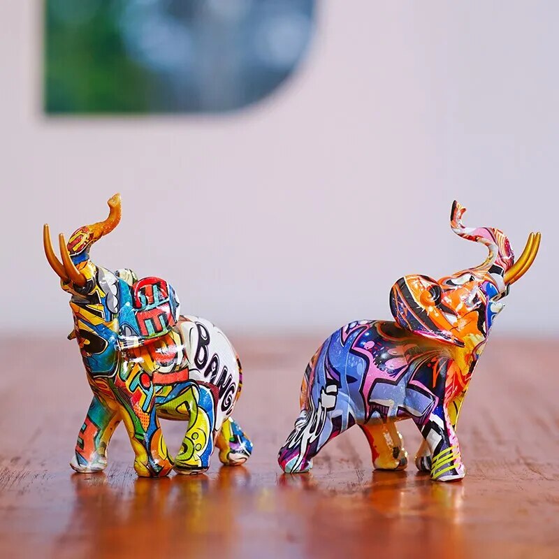 Escultura Decorativa Elefante