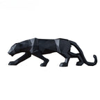 Escultura Decorativa Pantera Preto - Utililar