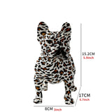 Estátua Decorativa Bulldog Grafite Dálmata