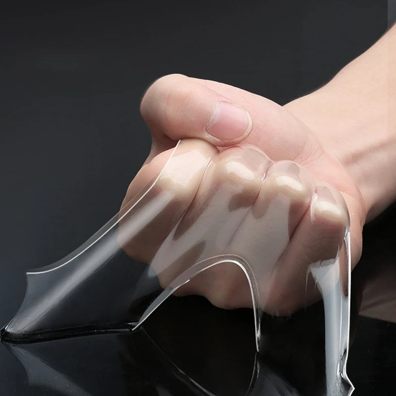 SuperFlex - Fita Adesiva Ultra Forte Dupla Face, à Prova d'Água e Transparente Utililar
