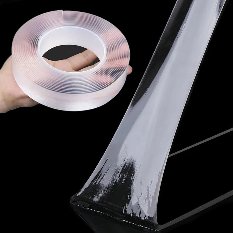 SuperFlex - Fita Adesiva Ultra Forte Dupla Face, à Prova d'Água e Transparente Utililar
