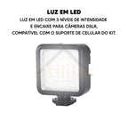 Vlogger® 4.0 - Kit de Gravação 4 EM 1 - Lançamento 2023