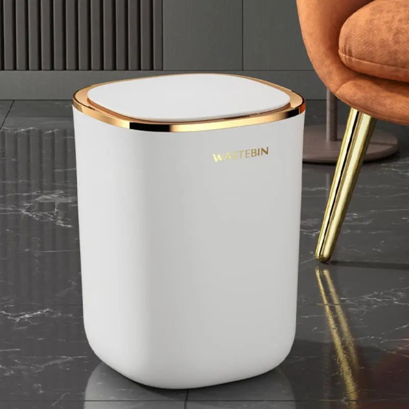 Lixeira para Banheiro e Cozinha Automática Colorida Utililar