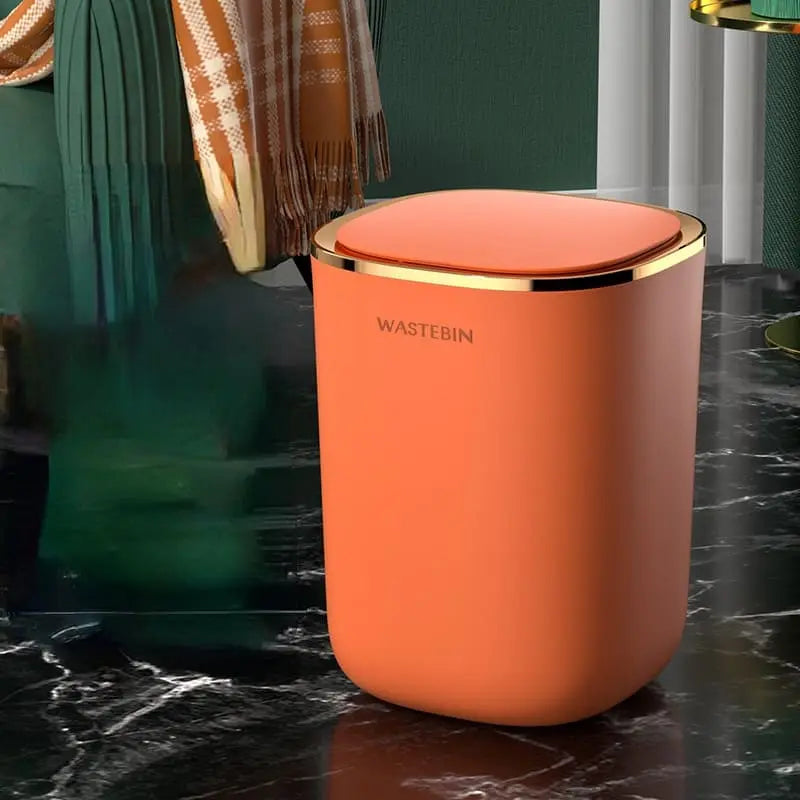 Lixeira para Banheiro e Cozinha Automática Colorida Utililar